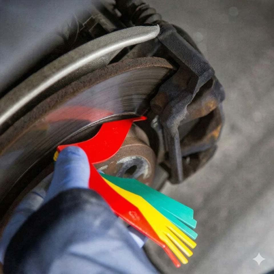 Worn brake pads on 2019 Silverado